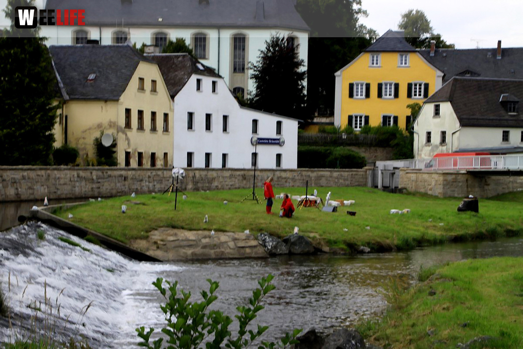 Saale in Flammen Lichterzauber und Feuerwerk