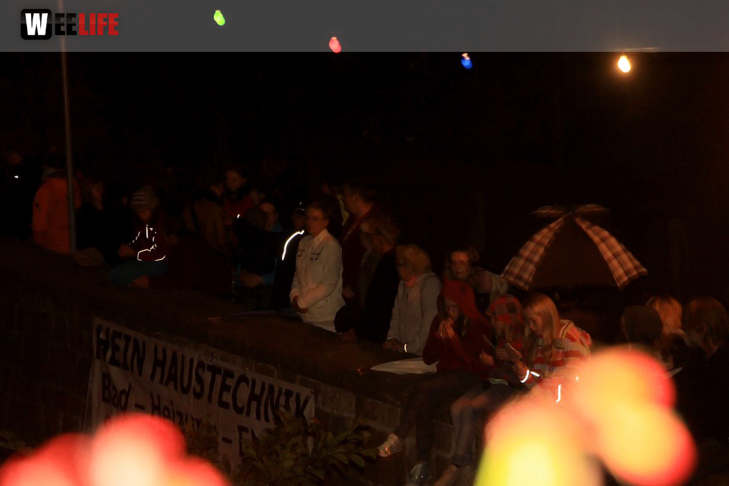 Saale in Flammen Lichterzauber und Feuerwerk