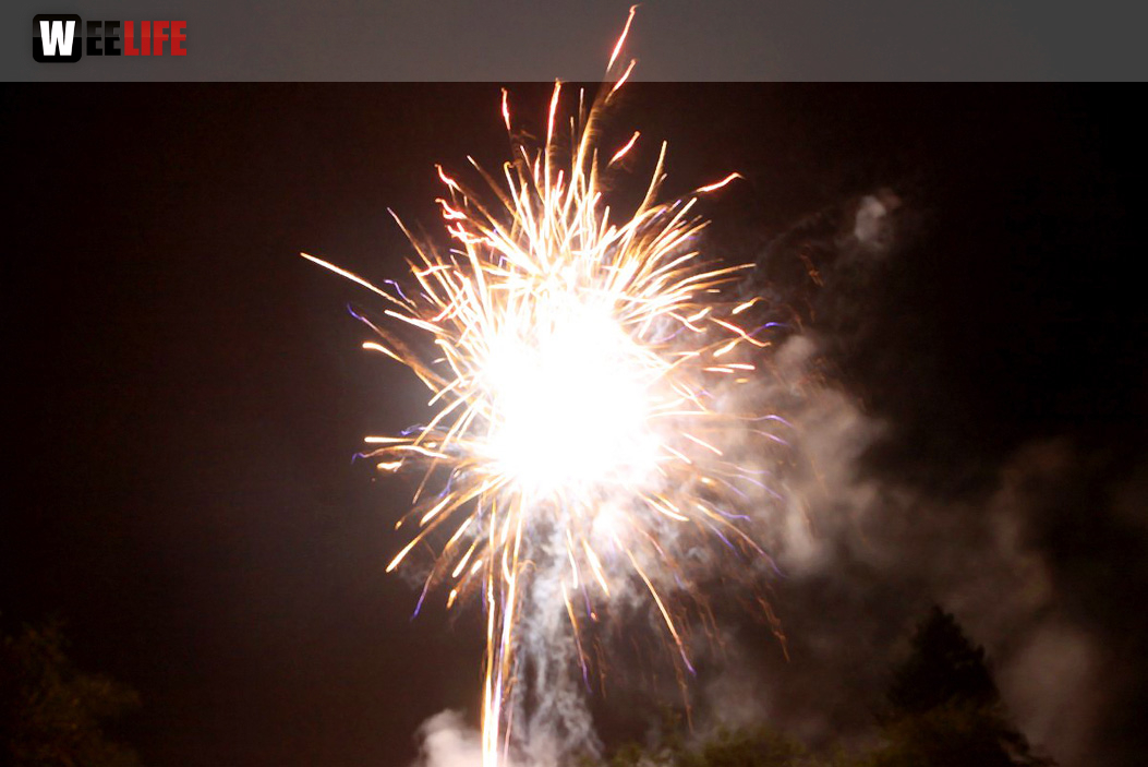 Saale in Flammen Lichterzauber und Feuerwerk