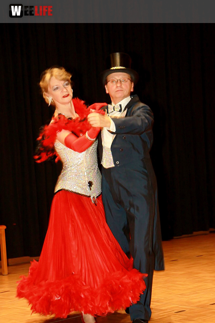 Schwarz Weiss des TV Helmbrechts Ball mit PinaColada