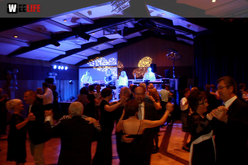 Schwarz Weiss des TV Helmbrechts Ball mit PinaColada