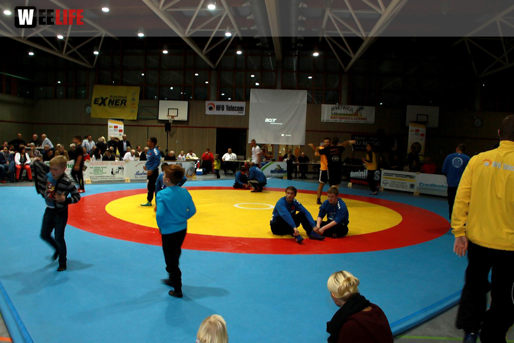 Ringen Oberliga ASV Hof gegen SV Untergriesbach Turnhalle