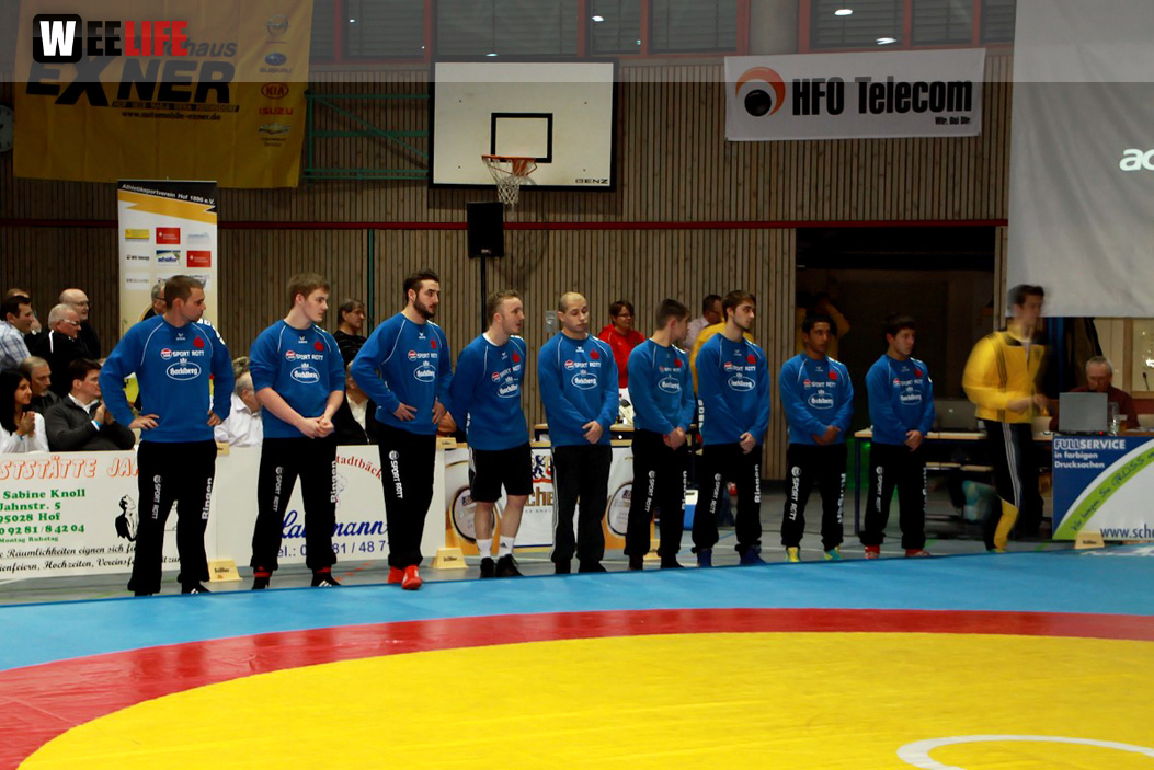 Ringen Oberliga ASV Hof gegen SV Untergriesbach Turnhalle