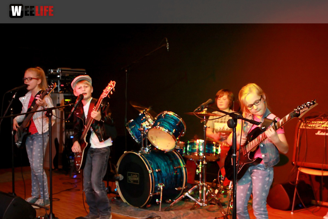 Jugendkulturtage Konzert Standby Little Heroes Cubed Schülerband der Hofecker Hauptschule