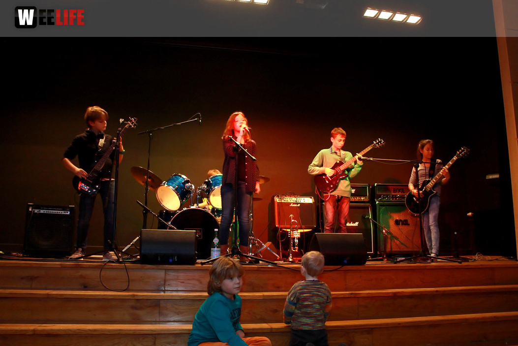 Jugendkulturtage Konzert Standby Little Heroes Cubed Schülerband der Hofecker Hauptschule