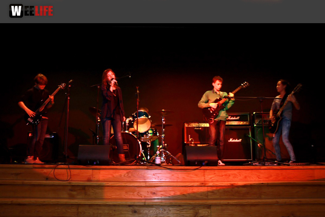 Jugendkulturtage Konzert Standby Little Heroes Cubed Schülerband der Hofecker Hauptschule