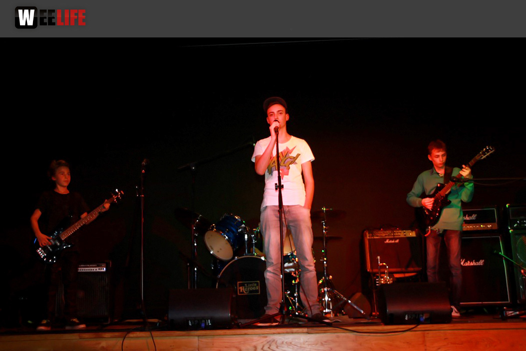 Jugendkulturtage Konzert Standby Little Heroes Cubed Schülerband der Hofecker Hauptschule