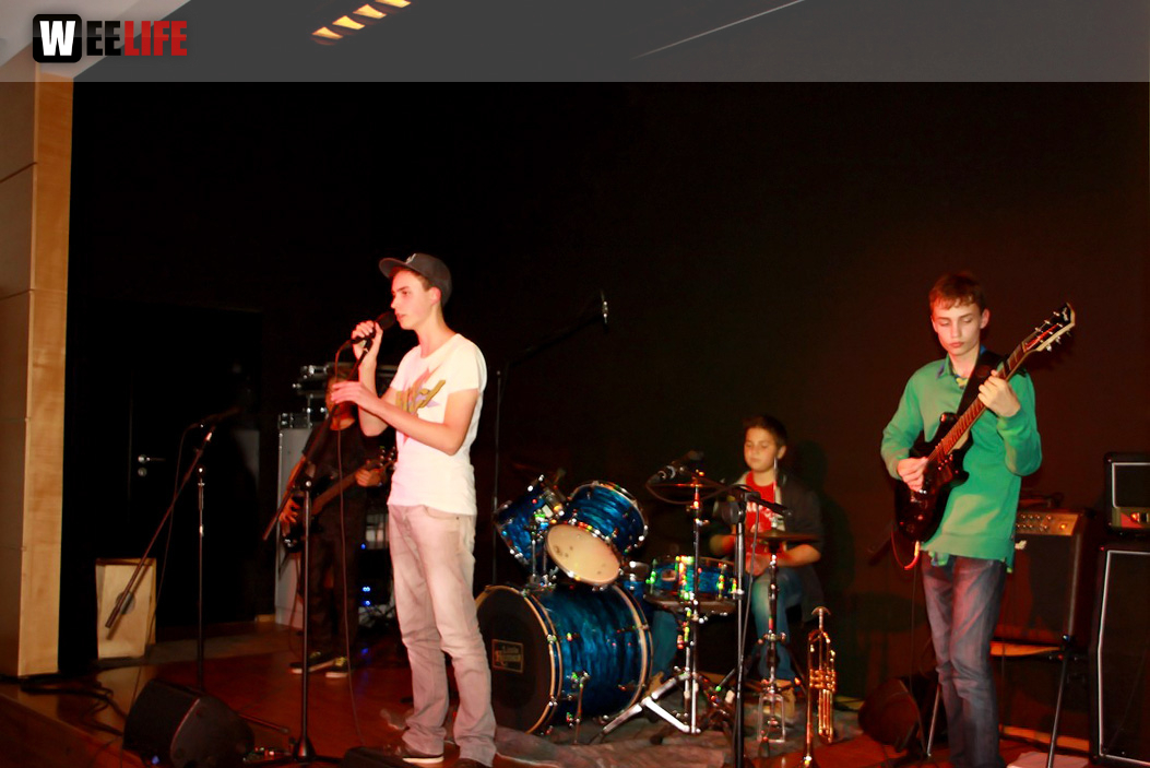 Jugendkulturtage Konzert Standby Little Heroes Cubed Schülerband der Hofecker Hauptschule