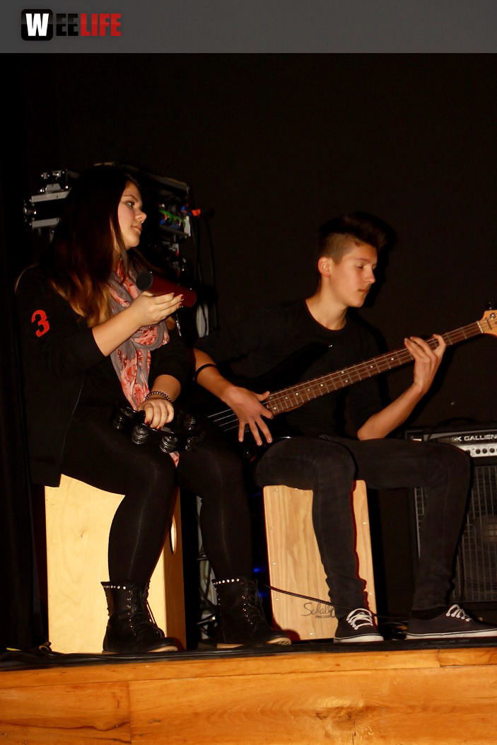 Jugendkulturtage Konzert Standby Little Heroes Cubed Schülerband der Hofecker Hauptschule