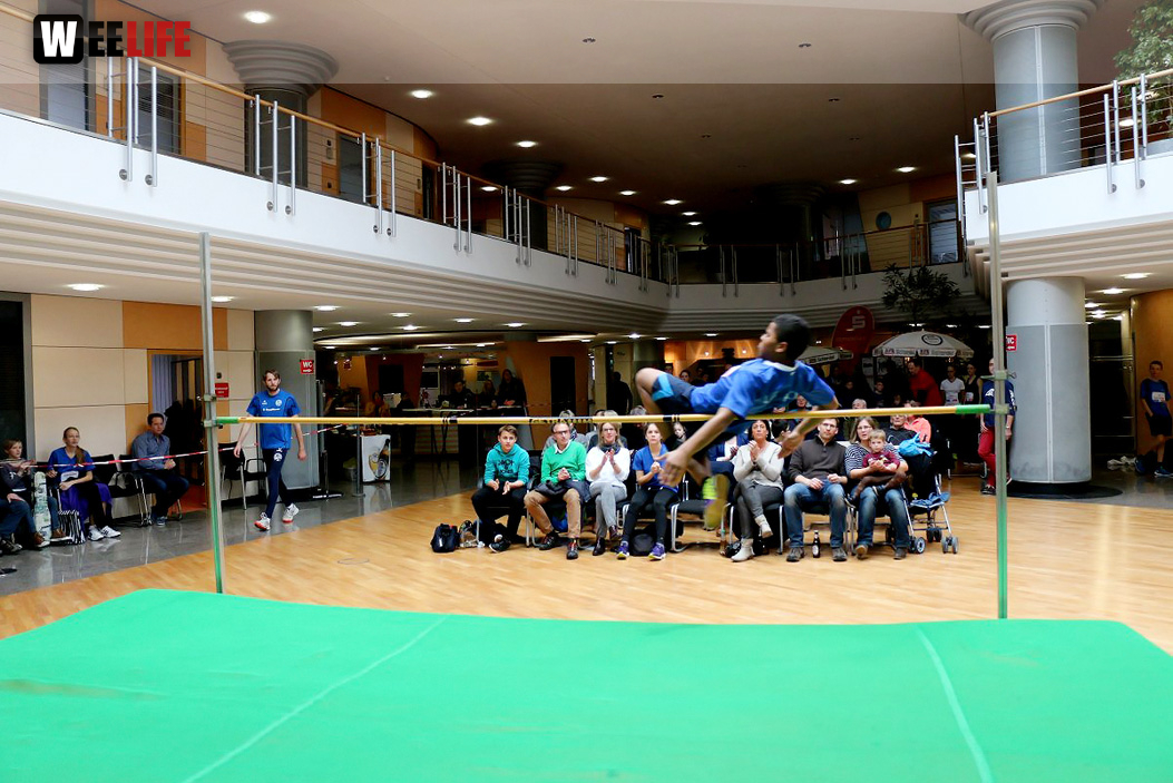 Hochsprung mit Musik
