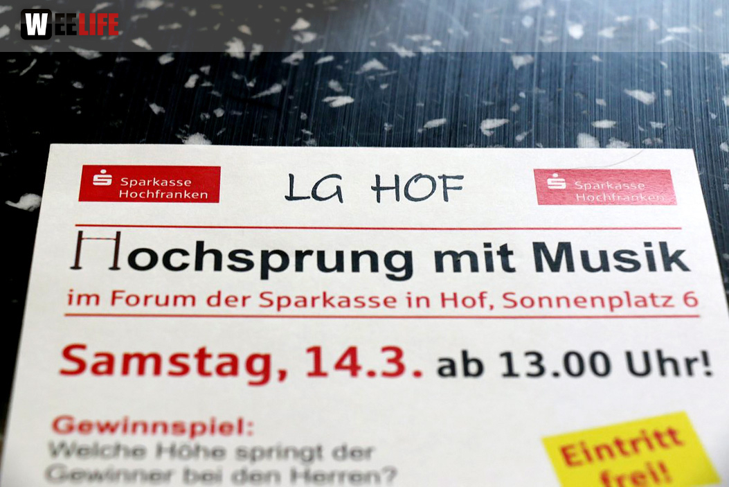 Hochsprung mit Musik