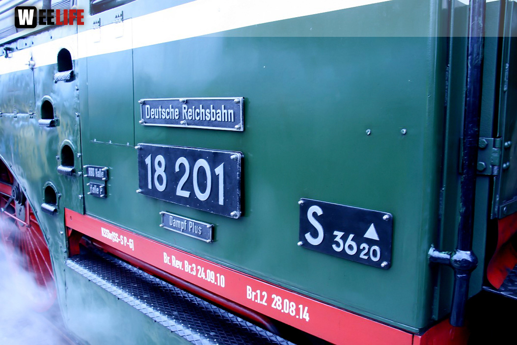 Sonderzug Schnellste fahrtüchtige Dampflok der Welt 18 201