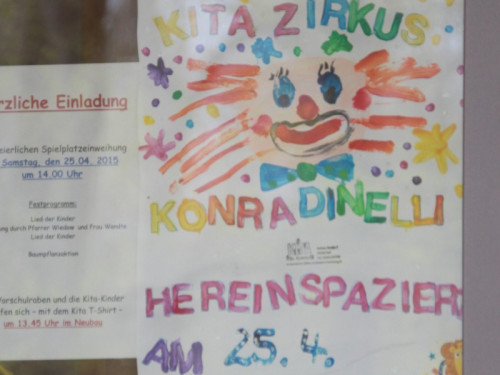  Frühlingsfest Zirkusvorstellung Einweihung des Spielplatzes – Foto 2