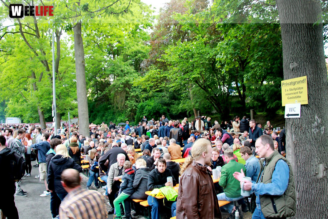 Schlappentag Festbetrieb Abends mit Aischzeit