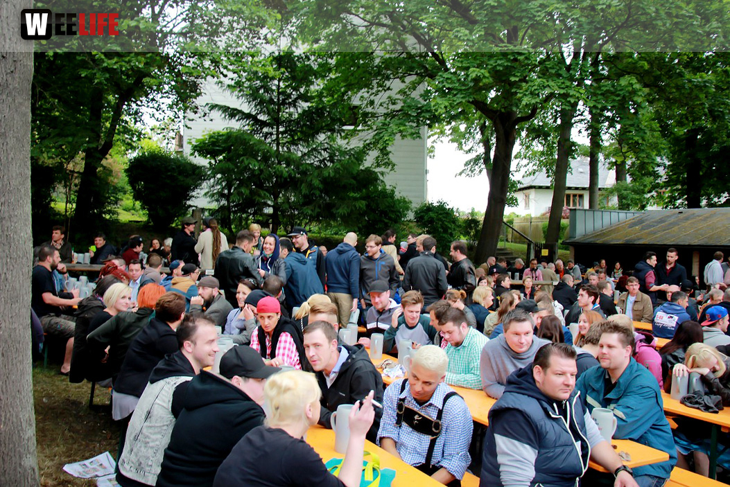 Schlappentag Festbetrieb Abends mit Aischzeit