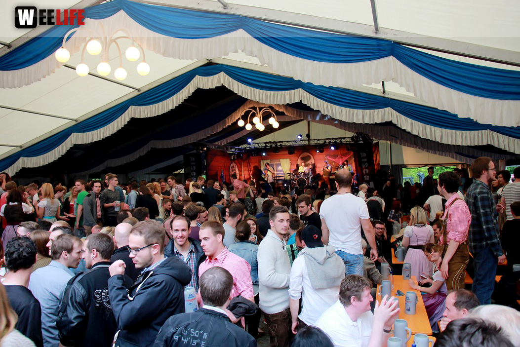 Schlappentag Festbetrieb Abends mit Aischzeit