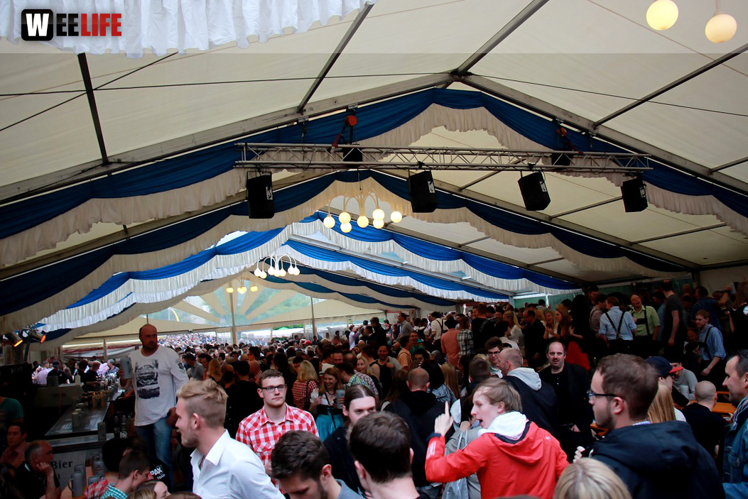 Schlappentag Festbetrieb Abends mit Aischzeit