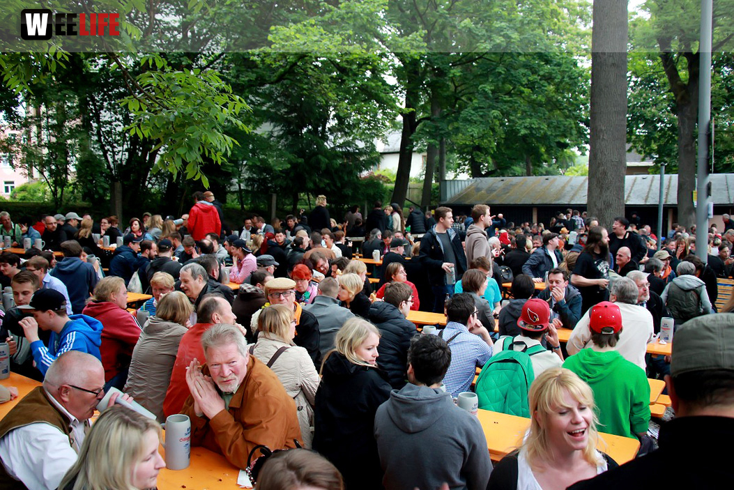 Schlappentag Festbetrieb Abends mit Aischzeit