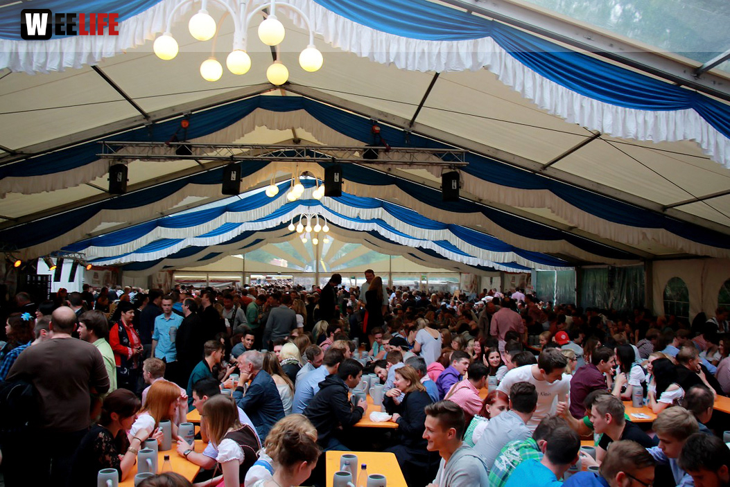 Schlappentag Festbetrieb Abends mit Aischzeit