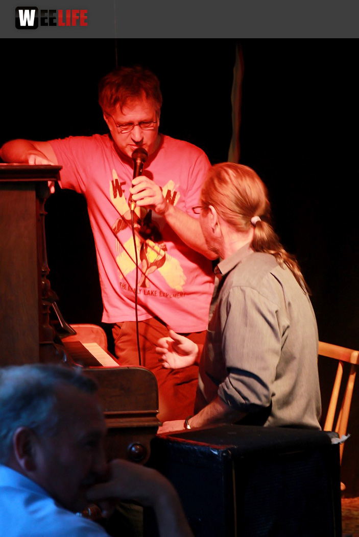 G7 Kunstperfomence mit Roland Spranger