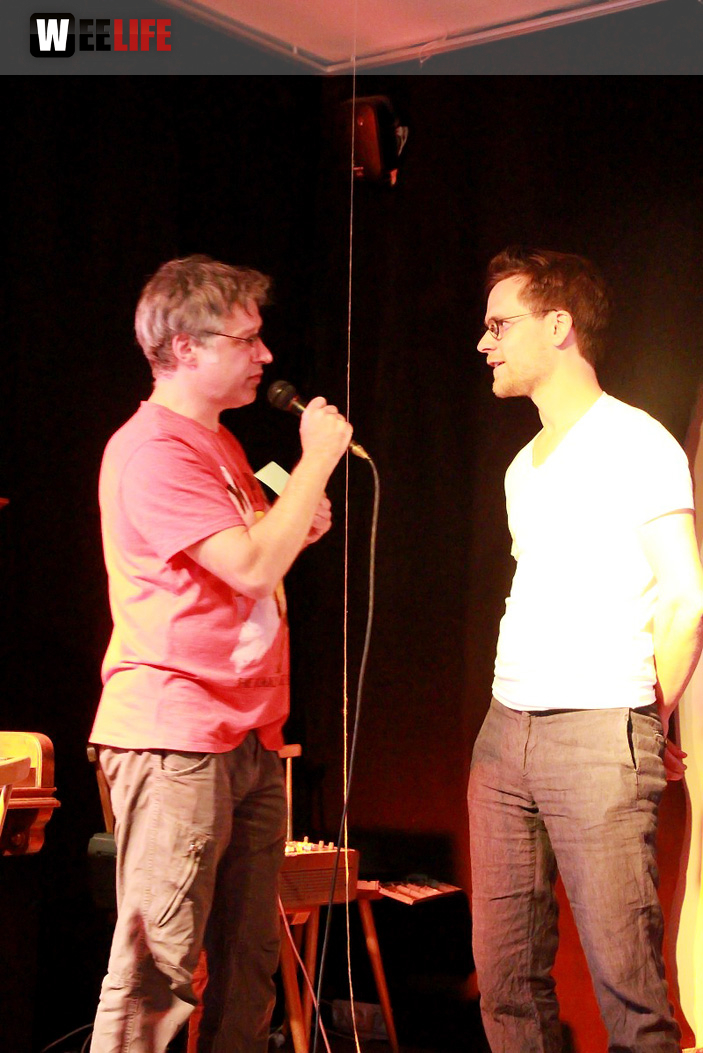 G7 Kunstperfomence mit Roland Spranger