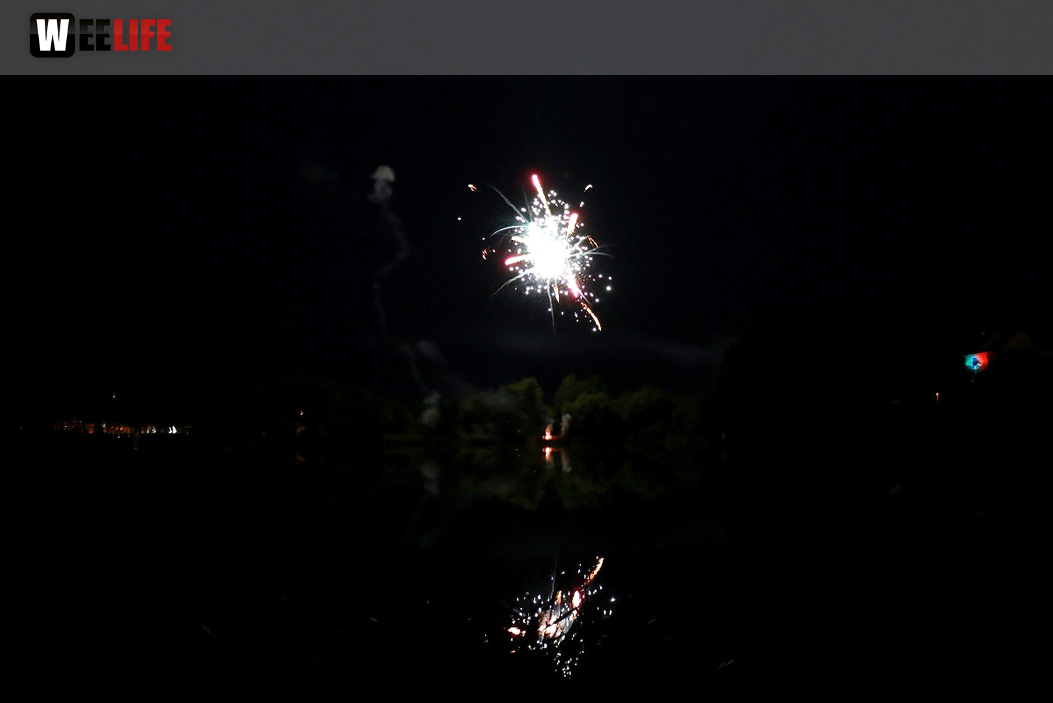40 Jahre Tauperlitz Seefest  Feuerwerk