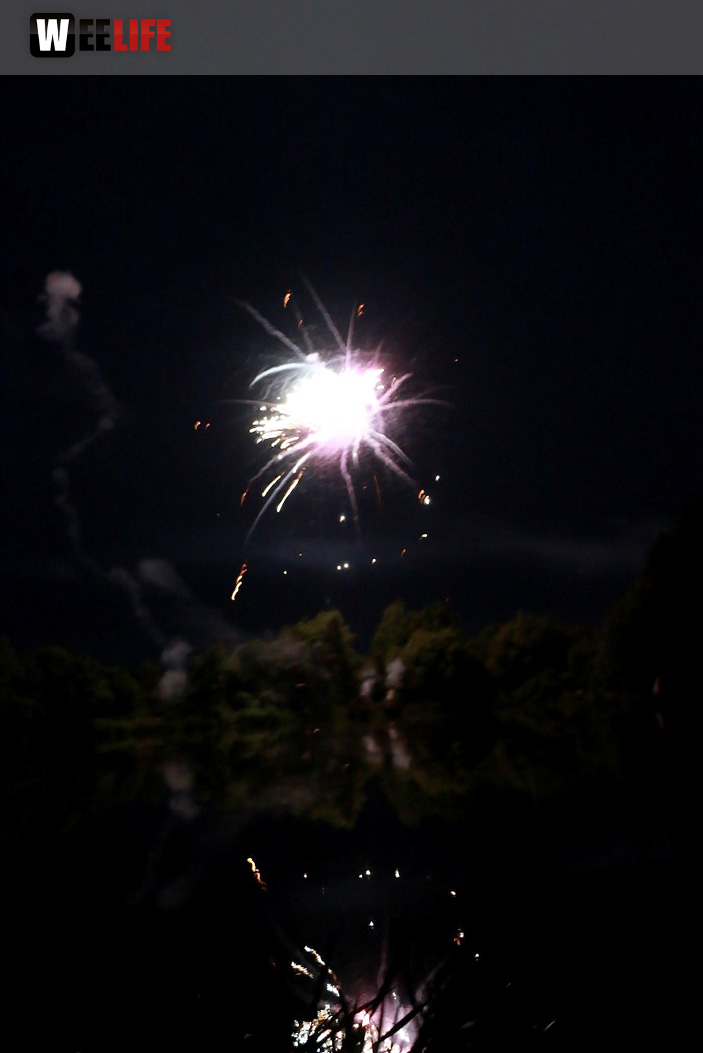 40 Jahre Tauperlitz Seefest  Feuerwerk