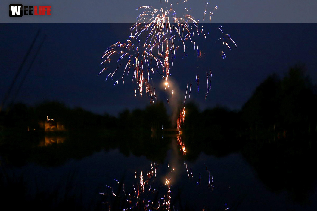 40 Jahre Tauperlitz Seefest  Feuerwerk