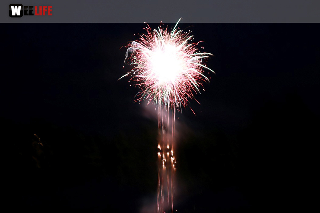 40 Jahre Tauperlitz Seefest  Feuerwerk