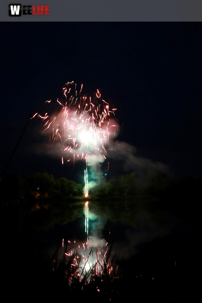 40 Jahre Tauperlitz Seefest  Feuerwerk