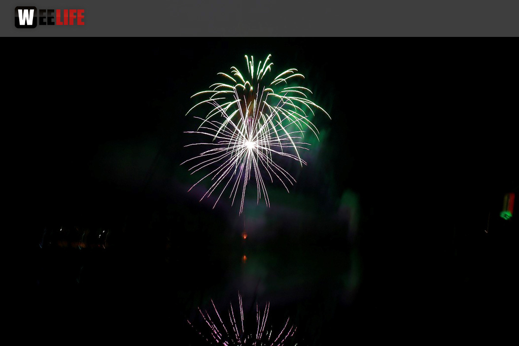 40 Jahre Tauperlitz Seefest  Feuerwerk