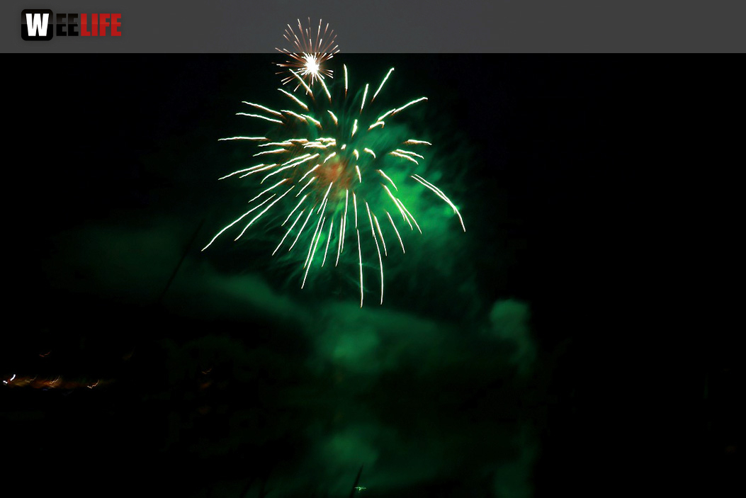 40 Jahre Tauperlitz Seefest  Feuerwerk