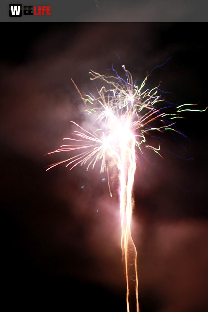 40 Jahre Tauperlitz Seefest  Feuerwerk