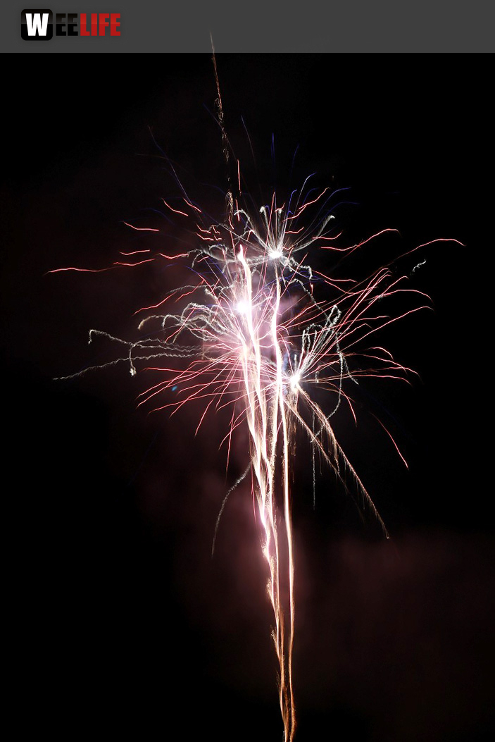 40 Jahre Tauperlitz Seefest  Feuerwerk
