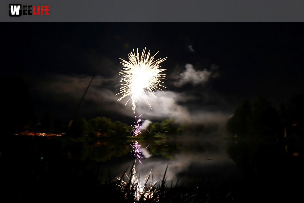 40 Jahre Tauperlitz Seefest  Feuerwerk