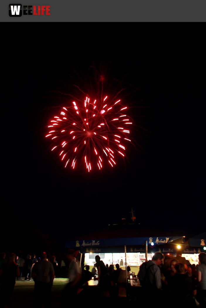 150 Jahre Wiesenfest Berg Feuerwerk