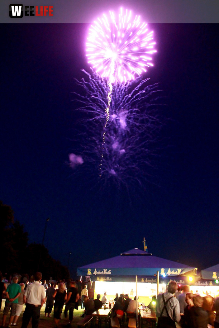 150 Jahre Wiesenfest Berg Feuerwerk