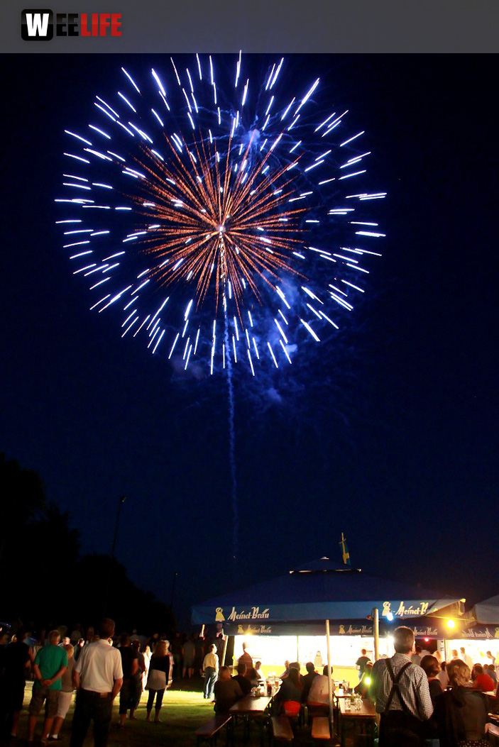150 Jahre Wiesenfest Berg Feuerwerk