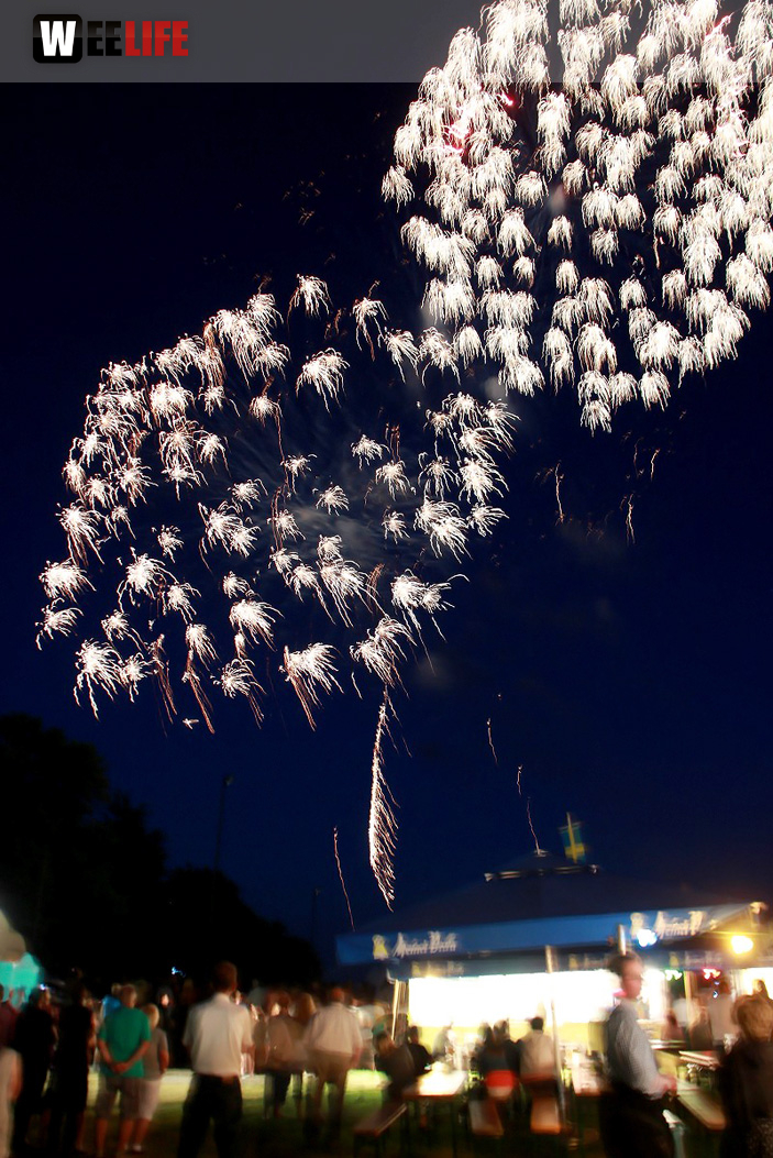 150 Jahre Wiesenfest Berg Feuerwerk
