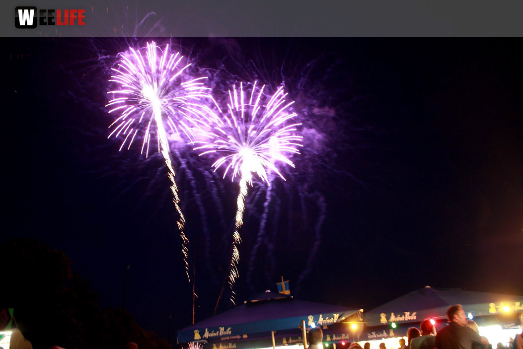 150 Jahre Wiesenfest Berg Feuerwerk