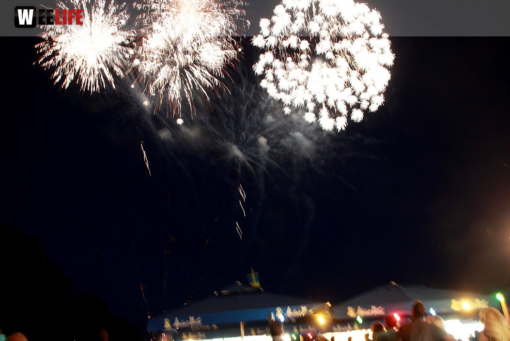 150 Jahre Wiesenfest Berg Feuerwerk