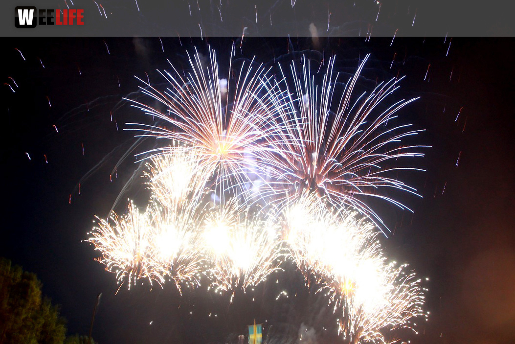150 Jahre Wiesenfest Berg Feuerwerk