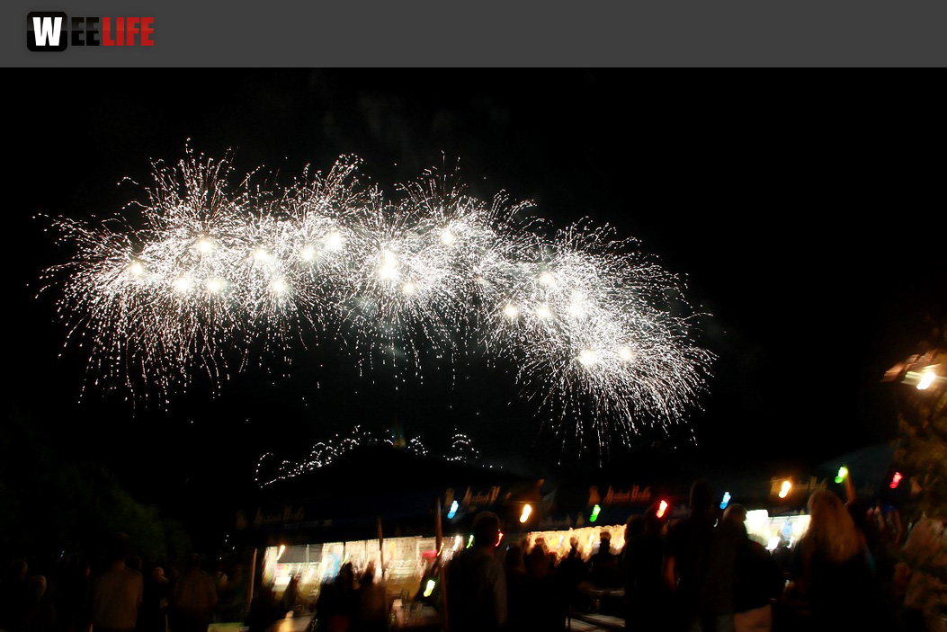 150 Jahre Wiesenfest Berg Feuerwerk