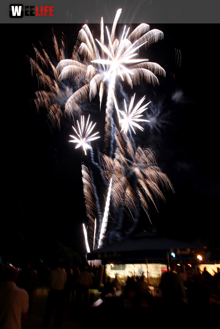 150 Jahre Wiesenfest Berg Feuerwerk