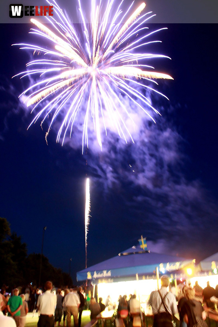 150 Jahre Wiesenfest Berg Feuerwerk