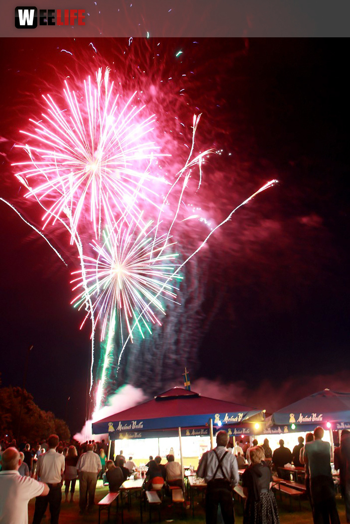 150 Jahre Wiesenfest Berg Feuerwerk