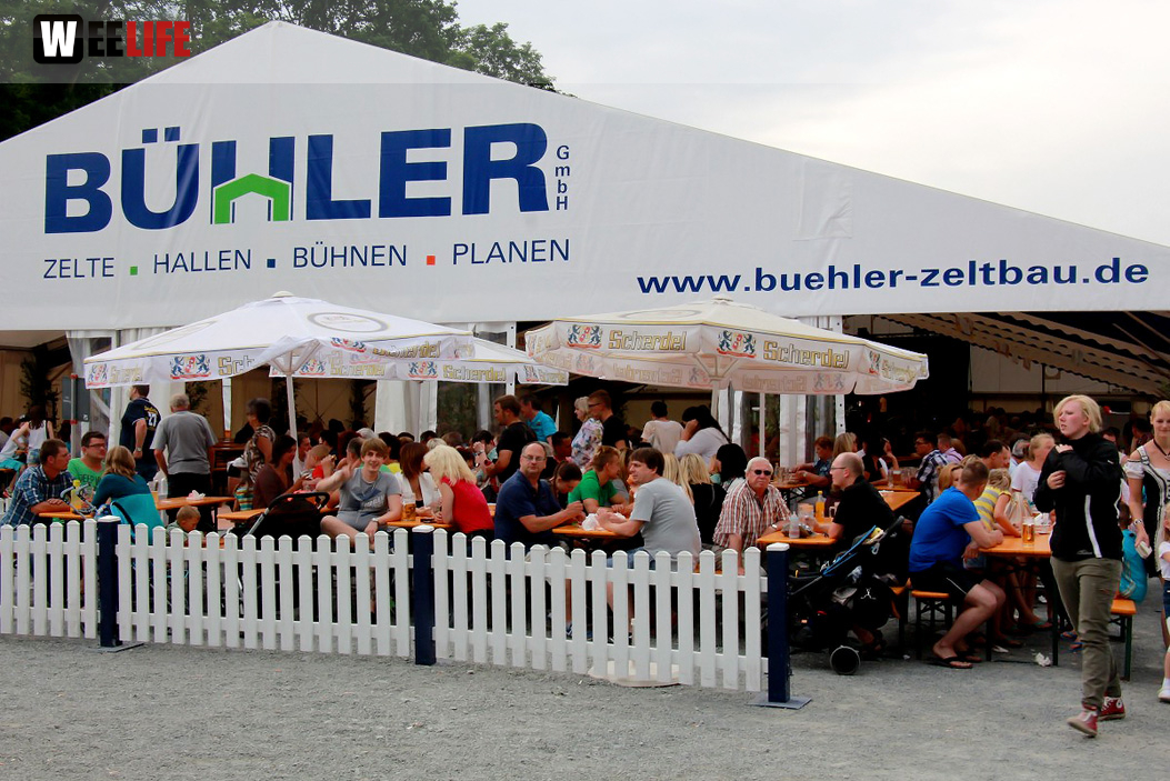Wiesenfest Münchberg 2015 Abends
