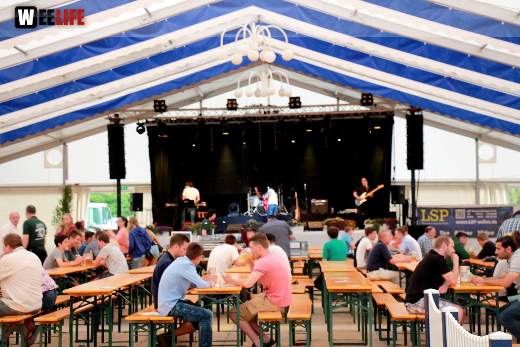 Wiesenfest Münchberg 2015 Abends