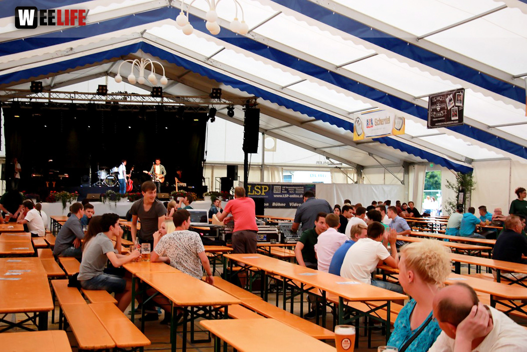 Wiesenfest Münchberg 2015 Abends