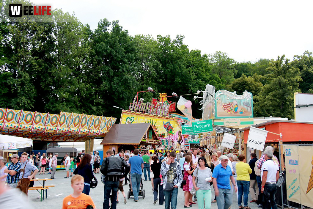 Wiesenfest Münchberg 2015 Abends